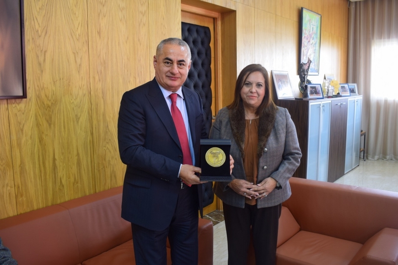  خديجة الصافي رئيسة جامعة الحسن الأول بسطات تقود الديبلوماسية الموزاية وتستقبل سفير أدربيجان