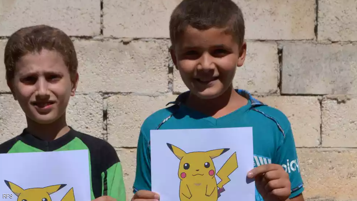 أطفال سوريا يستعينون بالبوكيمون لإيصال مأساتهم