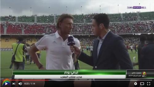 ردة فعل رونار بعد هزيمة المنتخب المغربي أمام الكاميرون (فيديو)