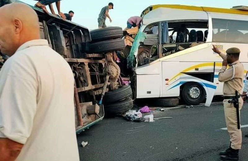 أكادير: اصطدام بين شاحنة وحافلة لنقل المسافرين بأمسكرود يخلف 4 قتلى و20 جريحا وهذه التفاصيل